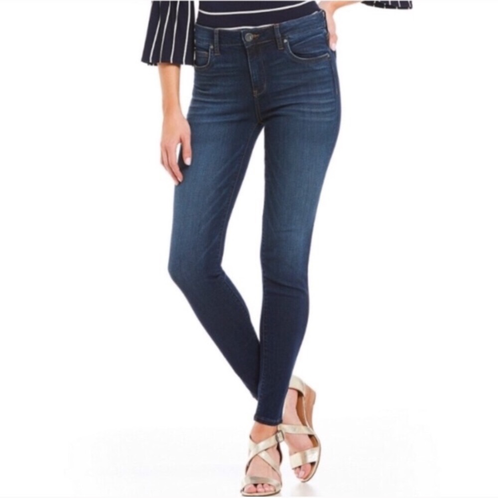Kut from the Kloth Dark Blue Wash Skinny Change Your Cut Change Your World Jeans